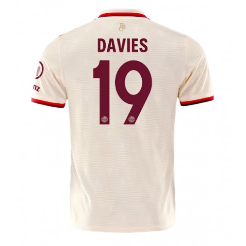 Moški Nogometni dresi Bayern Munich Alphonso Davies #19 Tretji 2024-25 Kratek Rokav